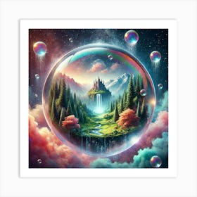 Bubbles In The Sky 2 Art Print