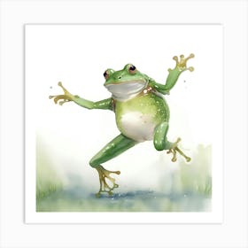 Frog Dance Art Print