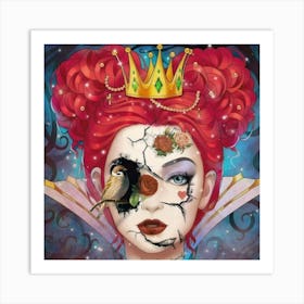 Queen Of Hearts Art Print