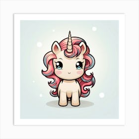 Cute Unicorn 197 Art Print