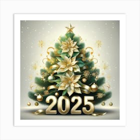 2025 Christmas Tree 2 Art Print