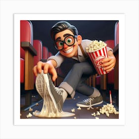 Movie Theater 6 Art Print