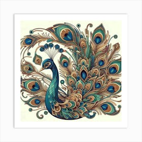 Peacock 30 Art Print