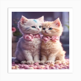 Cute Kittens Art Print