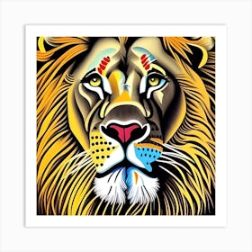 Majestic Lion Art Print