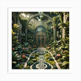 Fantasy Garden 1 Art Print