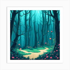 Fairytale Forest 2 Art Print