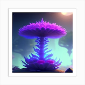 Purple Flower Art Print