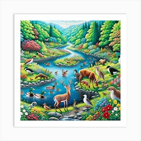 Wildlife Art Print