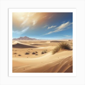 Desert Landscape 2 Art Print