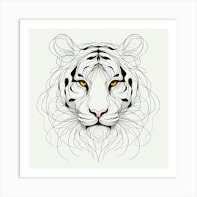 White Tiger 23 Art Print