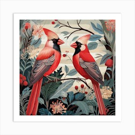 Bird In Nature Cardinal 3 Art Print