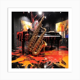 Saxophone Art Print