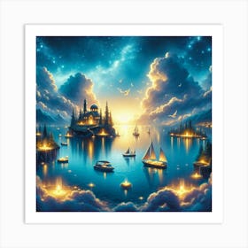 Night In The City Art Print