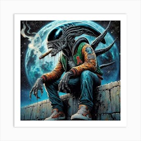 Alien 9 Art Print