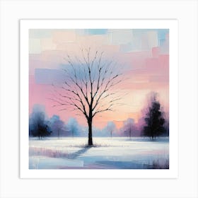 Ii Winter Landscape Canvas Print Art Print