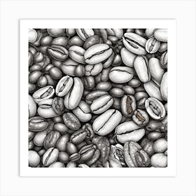 Coffee Beans Canvas Print 1 Art Print