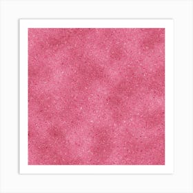 Pink Glitter Art Print