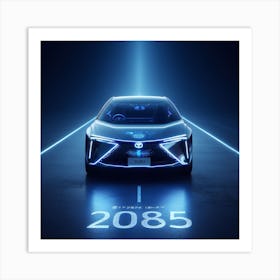 Futuristic Car 7 Art Print