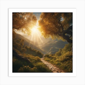 Path Through The Forest Art Print