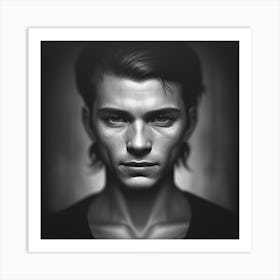 Portrait Of A Young Man Art Print