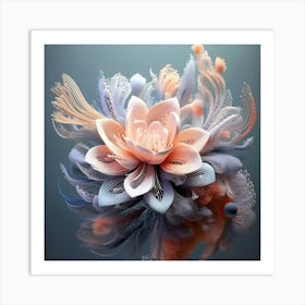 Lotus Flower Art Print