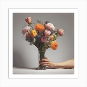 Flowers In A Vase 1 Art Print