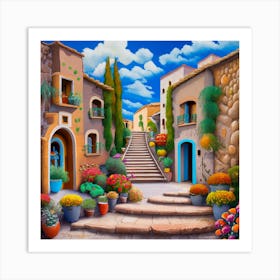 Stairs To Heaven Art Print