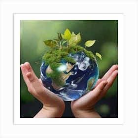 Save the environment 3 Art Print