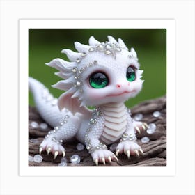 White Dragon 2 Art Print