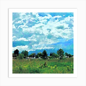 Cloudy Day Art Print