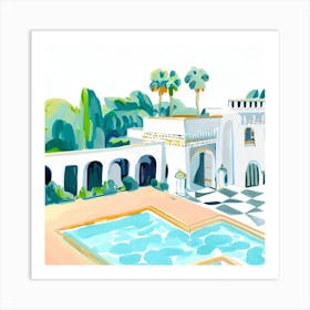 Beautiful hotel Art Print