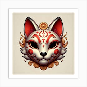 Fox Head 1 Art Print