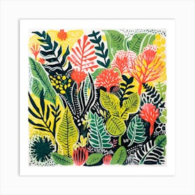 Tropical Garden Art Print