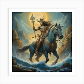 Lord Of The Ocean paintings art print Art Print