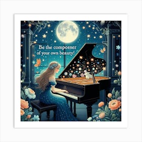 Be The Composer Of Your Own Beauty Art Print