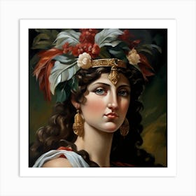 Greek Goddess 7 Art Print