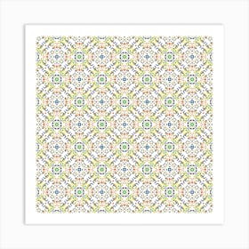 pixel pattern made from small squares Art Print