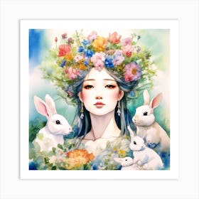 Spring Goddess Art Print