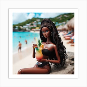 Barbie vacation in Grenada Art Print