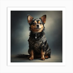 Chihuahua Portrait Art Print