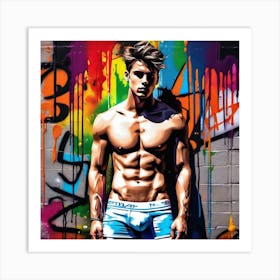 Graffiti Street Art 1 Art Print