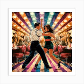 Pulp Fiction Dance 1 Art Print