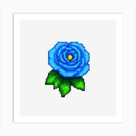 Pixel Rose 14 Art Print