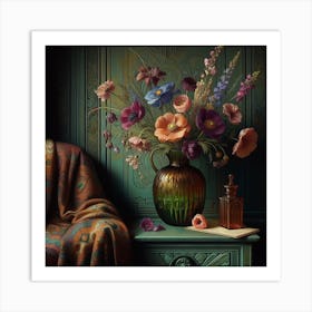 Vase Of Flowers 6 Art Print