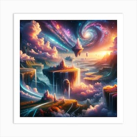 Celestial Dreamscape Art Print