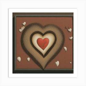 Heart Of Gold 4 Art Print