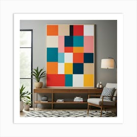 Squares 1 Art Print