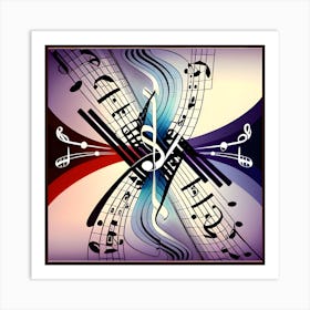 Music Notes Art Print