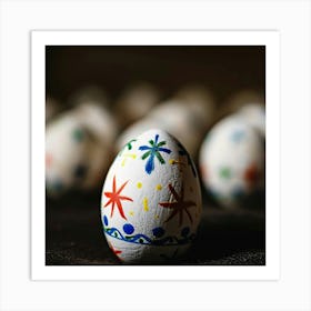 Painted Easter Eggs 1 Art Print